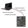 Mini Channels Individual 48V Phantom Power Audio Mixer