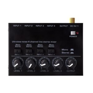 Mini Audio Mixer 4 Channel
