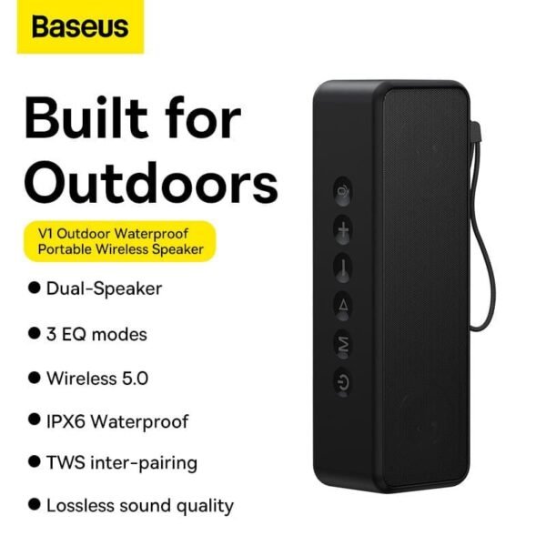 Bluetooth Speaker Outdoor IPX6 Waterproof