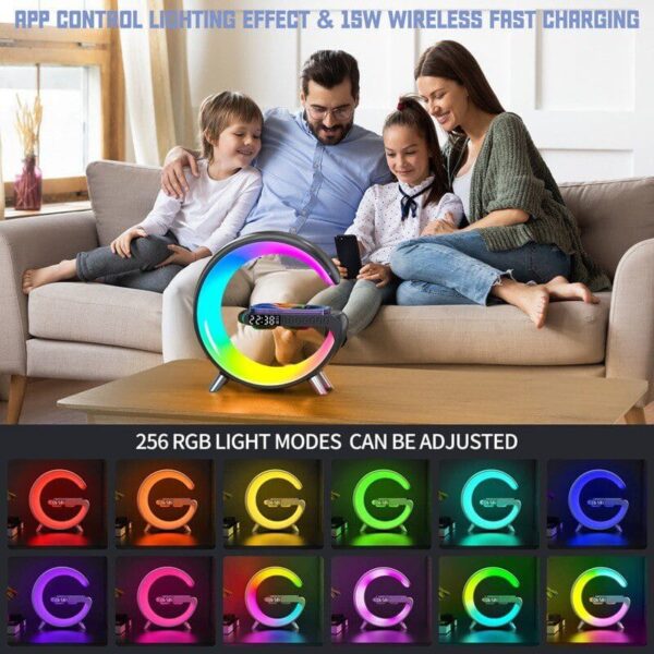 Flashing LED Alarm Bluetooth Speaker