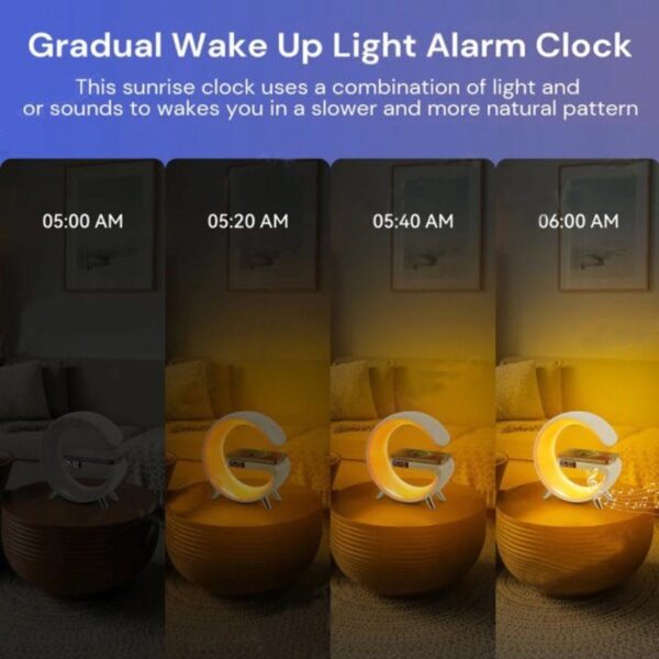 Flashing LED Alarm Bluetooth Speaker