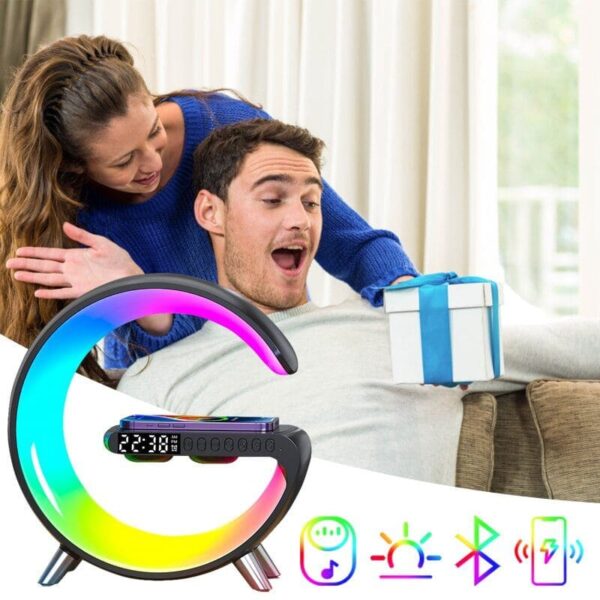 Flashing LED Alarm Bluetooth Speaker