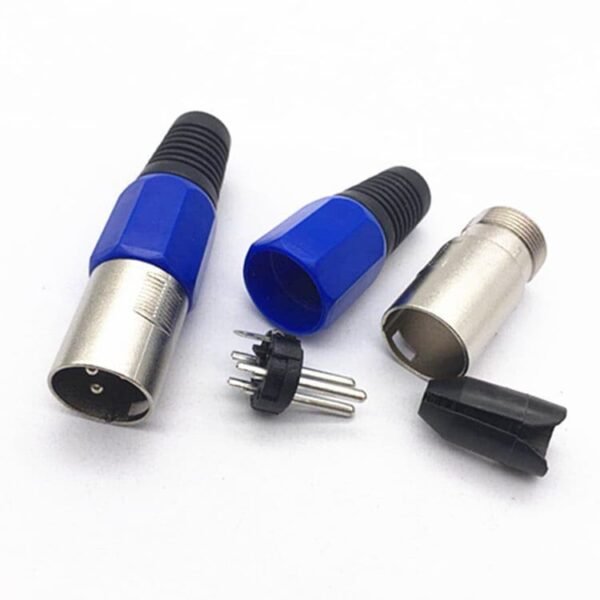 10PCS XLR connector 3pin cannon connector male