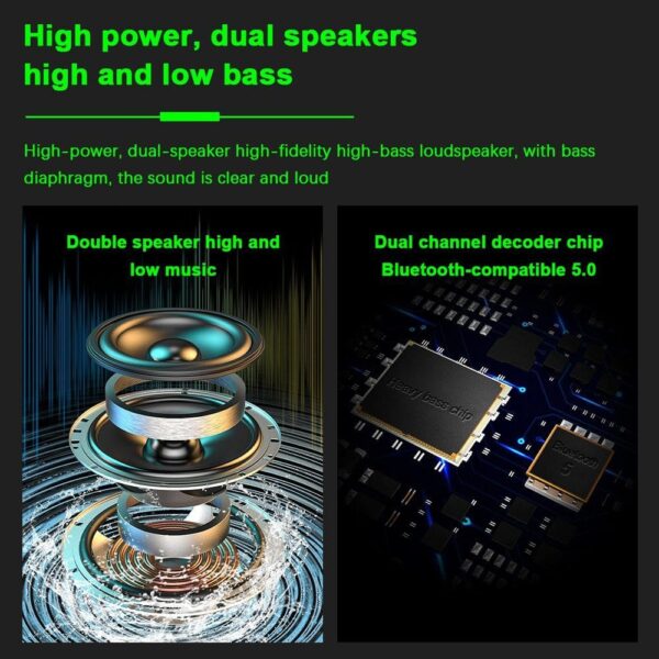portable waterproof wireless Bluetooth speaker