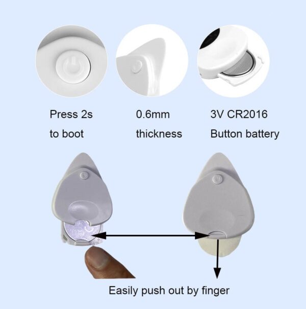 LED Guitar Tuner Pick