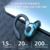 Bluetooth 5.2 Headphone Hanging Stereo Headset in-ear