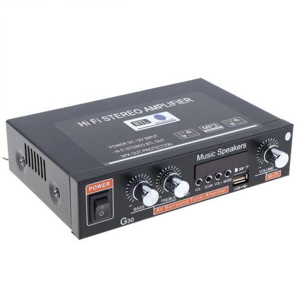 Car Audio Power Amplifier FM Radio Remote Controller