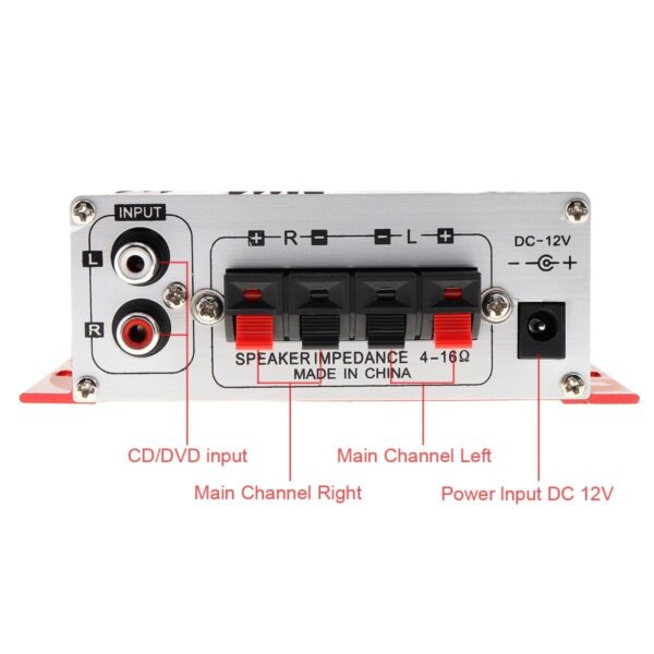 Handover Hi-Fi 12V Mini Car Amplifier Stereo CD / DVD / MP3