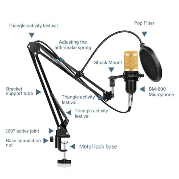 BM-800 PC-Compatible Games Studio Microphone kit