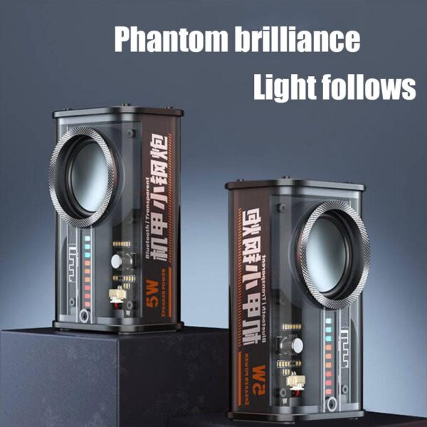 Mini Transparent Bluetooth Speaker 1 pair