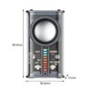 Mini Transparent Bluetooth Speaker 1 pair