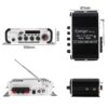 2CH HI-FI Car Audio Power Amplifier FM Radio