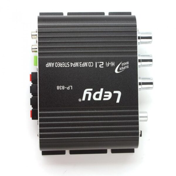 Power Car Amplifier Hi-Fi 2.1 MP3 Radio Stereo Bass