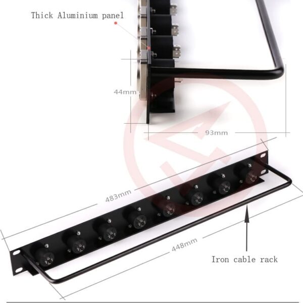 NL4 Speakon Rack Panel