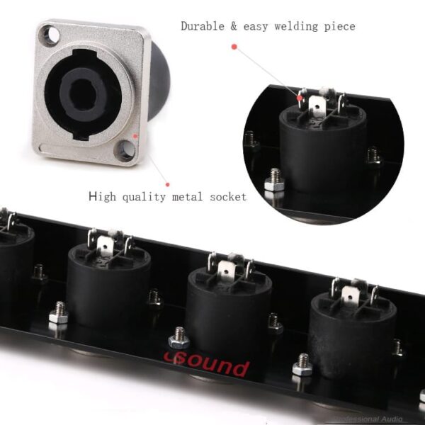 NL4 Speakon Rack Panel
