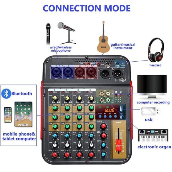 6-Channel Audio Mixer