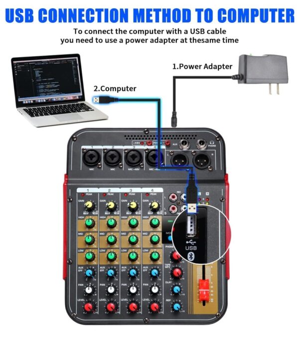 6-Channel Audio Mixer