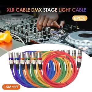 XLR Cable Canon Audio Cable 6pcs