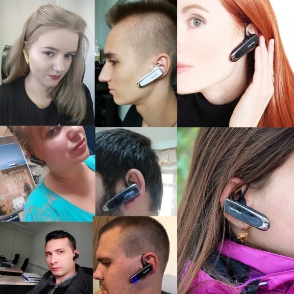 Bluetooth Headset CVC6.0 Mic for Business/Driving