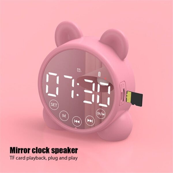 Alarm Clock Bluetooth Speaker 1pair