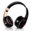 LED breathing lights wireless bluetooth headphone
