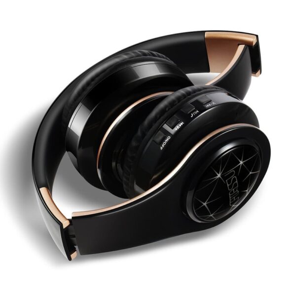 LED breathing lights wireless bluetooth headphone