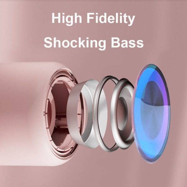 Flashing light Powerful Bluetooth Speaker 1pair