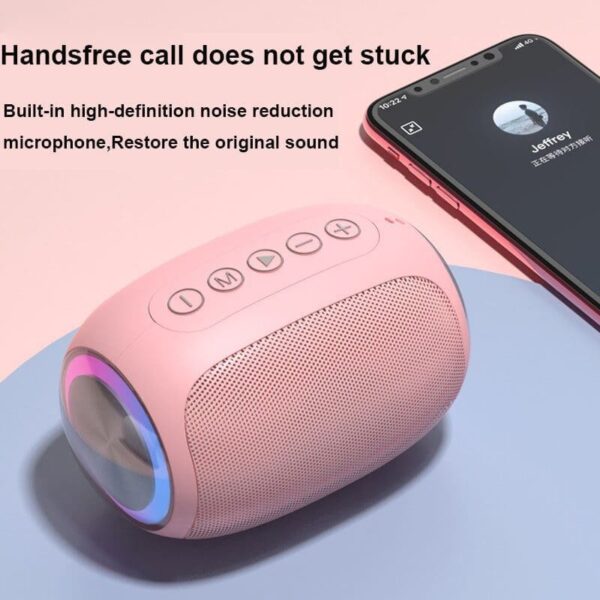 Flashing light Powerful Bluetooth Speaker 1pair