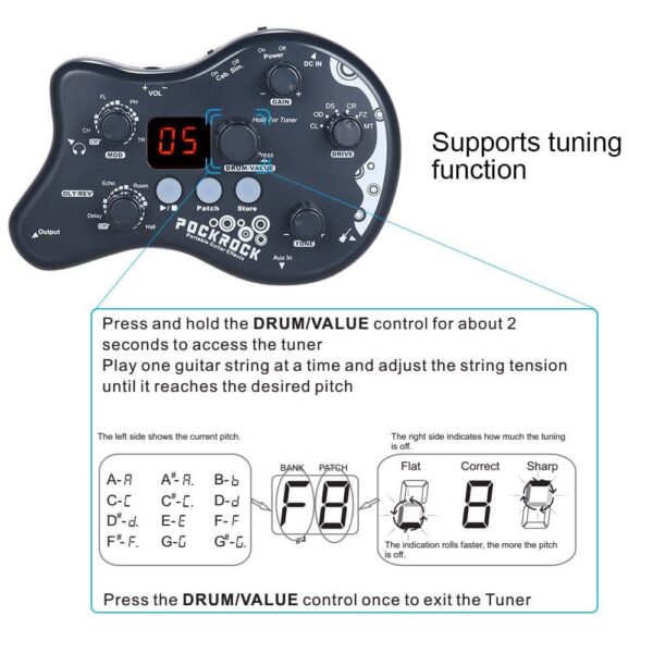 PockRock Guitar Multi-effects Processor
