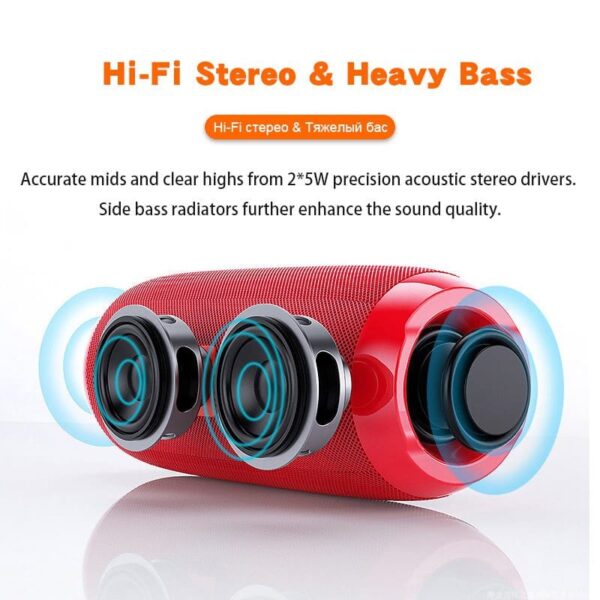 Portable Bluetooth Speaker Wireless Bass Subwoofer