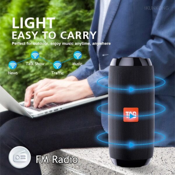 Portable Bluetooth Speaker Wireless Bass Subwoofer