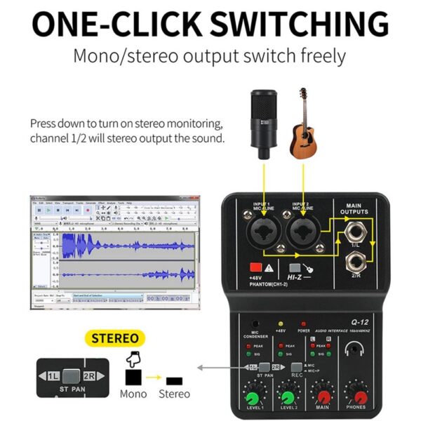 2 Way Sound Card