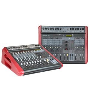 12 channels digital Mixer with amplifier