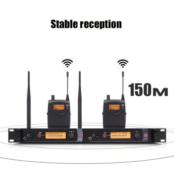 Professional Wireless In Ear-Monitor System 6 Transmitters