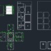20models PA speaker cabinet drawing