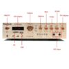 5 Channel bluetooth5.0 FM HiFi Stereo Amplifier