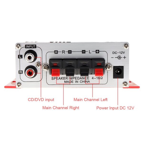 12V Mini Auto Car Power Amplifier