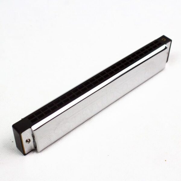 Swan Harmonica C Key 24 Holes Tremolo Mouth Organ Woodwind