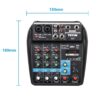 4 Channel Audio Mixer