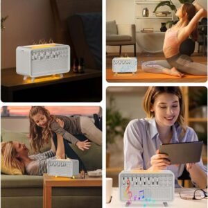 White Noise Humidifier Lamp