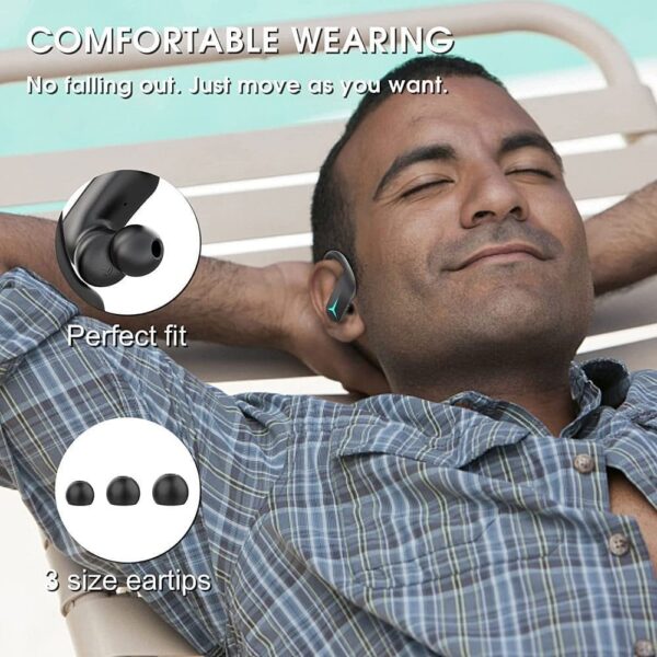 TWS Wireless Headphone IPX7 Waterproof LED Display