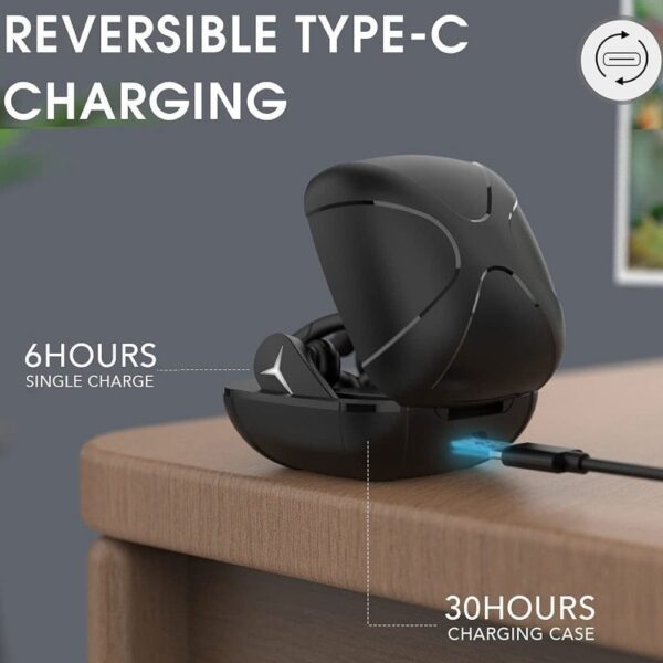 TWS Wireless Headphone IPX7 Waterproof LED Display