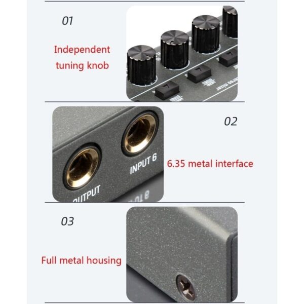 Digital Audio Mixer 6 Channel
