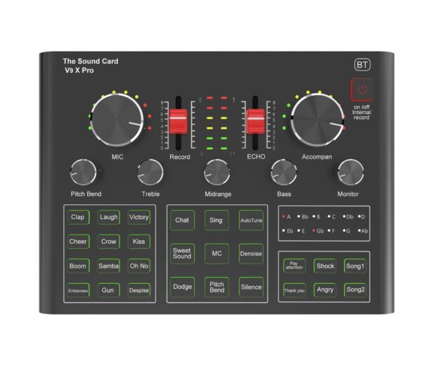 live broadcast soundcard mixer
