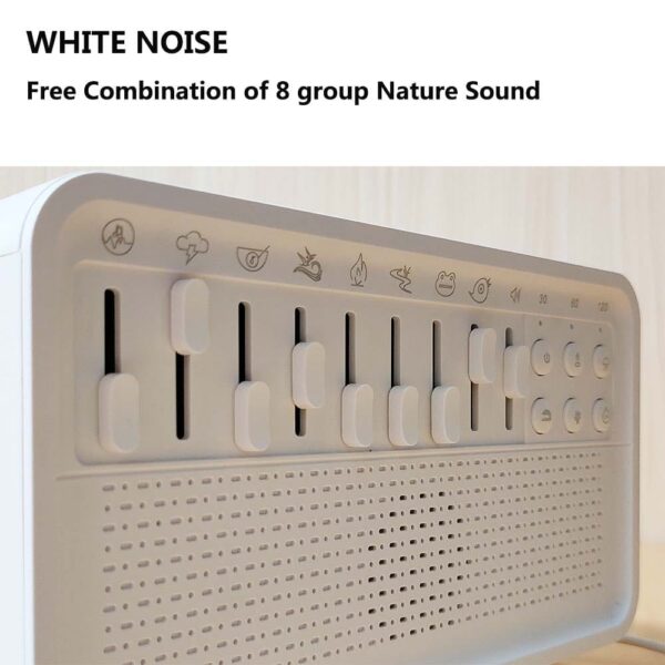White Noise Humidifier Lamp