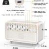 White Noise Humidifier Lamp