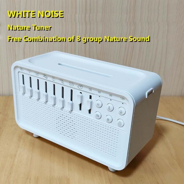 White Noise Humidifier Lamp