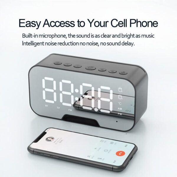 Clock Wireless Bluetooth Speaker