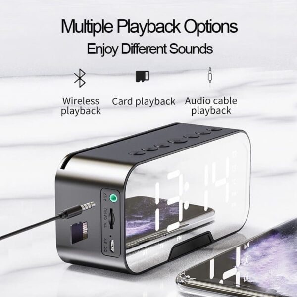 Clock Wireless Bluetooth Speaker