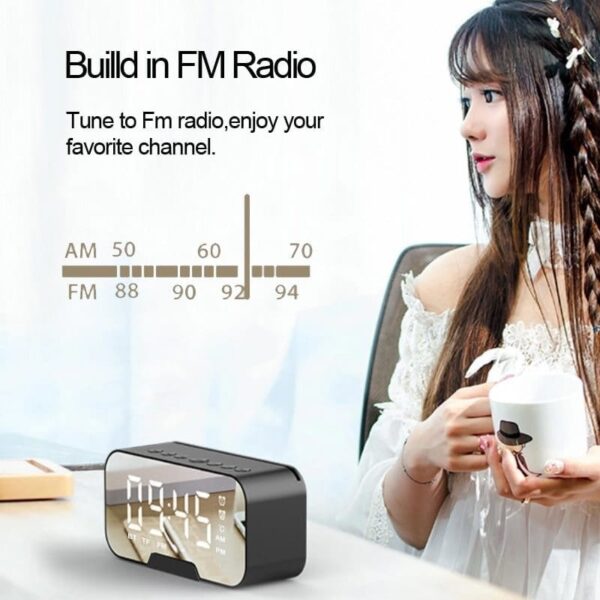 Clock Wireless Bluetooth Speaker